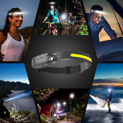 LumenLight WideBeam 230-degree LED technology vs traditional narrow beam headlamp comparison